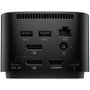 HP Dock Thunderbolt G4 4J0A2AA - Base de acoplamiento con 100W, HDMI, DisplayPort, RJ45, USB-C PD, compatible Windows/Mac/Chrome OS, Negro